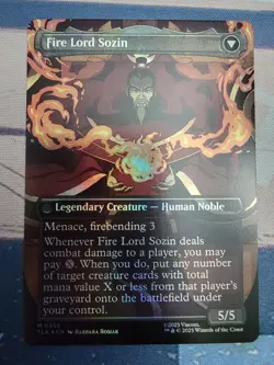 The Rise of Sozin (Borderless) Avatar: The Last Airbender Foil - MTG - NM - Image 2