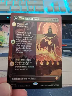 The Rise of Sozin (Borderless) Avatar: The Last Airbender Foil - MTG - NM - Image 3