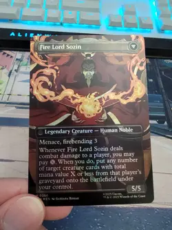 The Rise of Sozin (Borderless) Avatar: The Last Airbender Foil - MTG - NM - Image 4