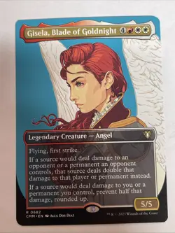 Gisela, Blade of Goldnight (Borderless) Commander Masters #682 Rare - Image 1