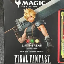 Magic the Gathering Final Fantasy VII Commander Deck Limit Break Worn Box - Image 2