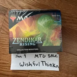 MTG ZNR Collector Boosters Box **New** Factory Sealed Zendikar Rising MTG 630509917877 - Image 1