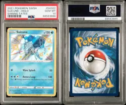 2021 Pokemon Suicune Holo Shiny Vault Shining Fates SV022/SV122 PSA 10 - Image 3
