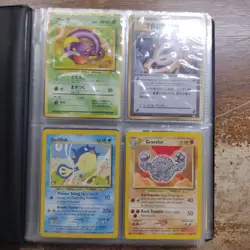 Vintage Pokemon TCG Binder English/Japanese WOTC 112 Cards Great Condition - Image 2