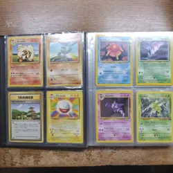 Vintage Pokemon TCG Binder English/Japanese WOTC 112 Cards Great Condition - Image 3