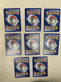 Pokemon TCG Kabuto Common Fossil Wizards Of The Coast EIGHT TOTAL 50/62 NM-LP - Image 2