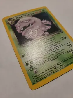 Dark Weezing 14/82 Pokemon Team Rocket Card - LP - Image 3