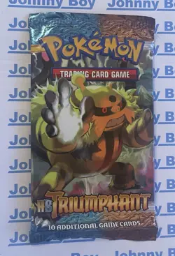 Pokemon 2010 Electivire Art HGSS Triumpant Booster Packet Sealed New Pack Rare - Image 1