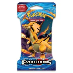 1x XY Evolutions Sleeved Booster Pack Pokemon Sealed English Random Artwork - Image 1