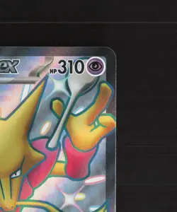 Alakazam ex 215/091 Paldean Fates Full Art Ultra Rare Holo Pokemon Card NM - Image 4