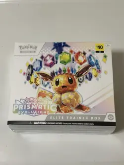 Pokemon TCG Scarlet Violet Prismatic Evolutions Elite Trainer Box ETB New Sealed - Image 1