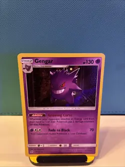 Gengar Holo Pokemon Sun & Moon Crimson Invasion #38 38/111 LP - Image 1