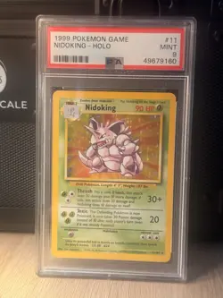 NIDOKING HOLO 11/102 PSA 9 - Pokemon 1999 - Image 1