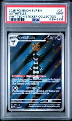 Pokemon GOTHITELLE Black Star Promo White Flare #211 ENG ~ PSA 9 - Image 1