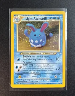 Pokemon Light Azumarill 13/105 Neo Destiny Holo MP - Image 1