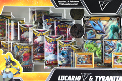 Pokemon TCG Lucario V & Tyranitar V Heavy Hitters Premium Collection NEW B3 - Image 3