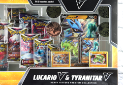 Pokemon TCG Lucario V & Tyranitar V Heavy Hitters Premium Collection NEW B3 - Image 4