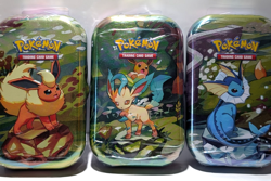 Pokemon TCG Prismatic Evolutions Mini Tin Lot of 3-New/Factory Sealed - Image 2