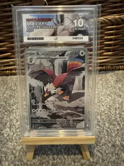 Pokemon TCG Braviary Full Art Black Bolt 155/086 Ace 10 Gem Mint - Image 1