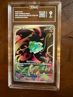2025 POKEMON MEGA EVOLUTION Promo BULBASAUR TAG 9 #U7213834 - Image 1