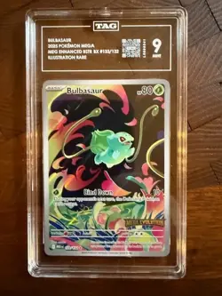 2025 POKEMON MEGA EVOLUTION Promo BULBASAUR TAG 9 #U7213834 - Image 2
