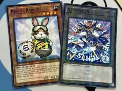 Yugioh Rescue Rabbit & NEYMAR JR eFootball Collaboration EFC1-EN001 Promo Sealed - Image 3