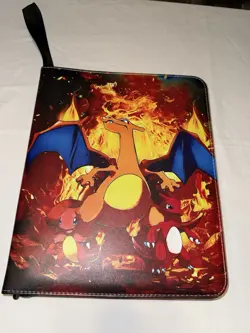 Pokemon Trading Card Binder with Cards - Image 1