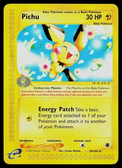 Pokemon Card - Pichu Expedition 58/165 Rare Non-Holo - Image 1