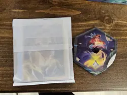 Disney Lorcana Whispers Trove: Ariel Lore Counter, Card Dividers. NO Packs - Image 1