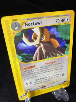 Noctowl 40/144 Skyridge Uncommon Pokemon TCG Card NM Never Played - Image 2