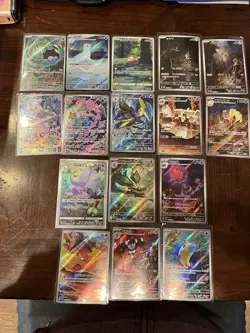 Pokemon Illustrated Rare Lot Of 16 Cards - Image 1