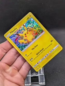 Pokemon TCG Pikachu Card McDonald's Promos 2018 Holo 4/12 NM - Image 2