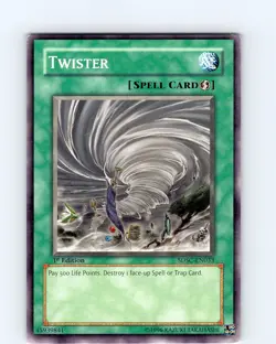 Yu-Gi-Oh TCG Twister SDSC-EN033 1st Edition Common Card LP-NM - Image 1