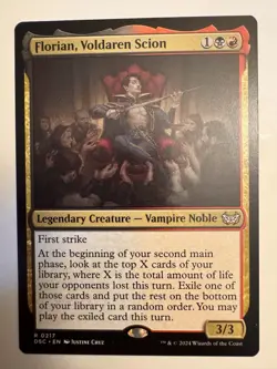 Florian, Voldaren Scion [Duskmourn: House of Horror Commander] Magic MTG - Image 1