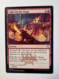 MTG Magic the Gathering Light Up the Stage (140/289) Ravnica Clue Edition NM - Image 1