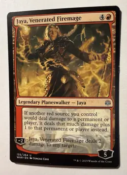 Jaya, Venerated Firemage War of the Spark Regular MTG Magic - Image 1