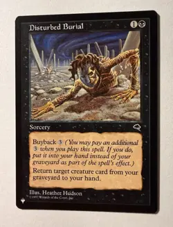 Disturbed Burial (NM) List Reprints LIST Mystery Booster 2 Magic MTG - Image 1