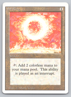 Sol Ring - NM - Revised 1994 3rd Edition- MTG - Image 1