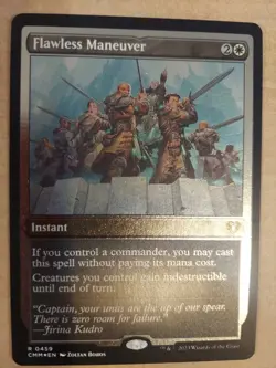 Flawless Maneuver (Foil Etched) Commander Masters Foil - Image 1