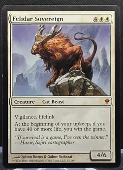 Felidar Sovereign #12 Zendikar Regular Mythic LP - Image 1