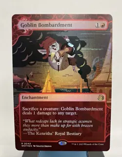 Goblin Bombardment Wilds of Eldraine: Enchanting Tales Foil - Image 1