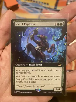 Icetill Explorer 0343 - Extended Art - Non Foil- MTG - Edge Of Eternities - Image 1