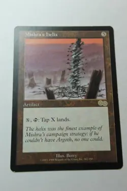 MTG Mishra's Helix x1- -Urza's Saga-Lightly Played - Image 1