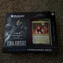 FFVII Video Game Edition Limit Break Commander Deck Final Fantasy FIN MTG - Image 1
