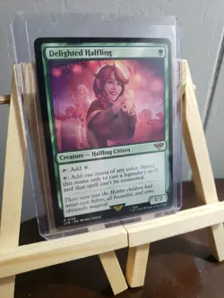 Delighted Halfling Universes Beyond: The Lord of the Rings Rare 0158 Mint - Image 1