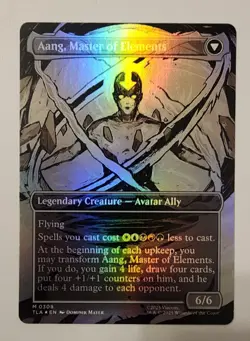 Mtg Avatar The Last Airbender Avatar Aang Borderless NM Foil - Image 2