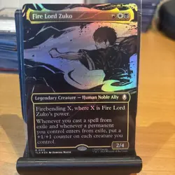 Fire Lord Zuko (Borderless) Avatar: The Last Airbender Foil - Image 1