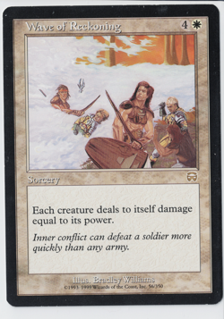Wave of Reckoning - Mercadian Masques - Magic The Gathering MTG - D - Image 1