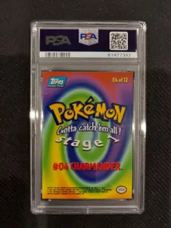 PSA 8 Charmander Topps Pokemon Movie Edition - Image 2