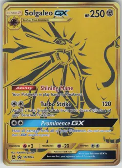 Pokemon TCG Solgaleo GX Promo SM Promos SM104a - Image 1